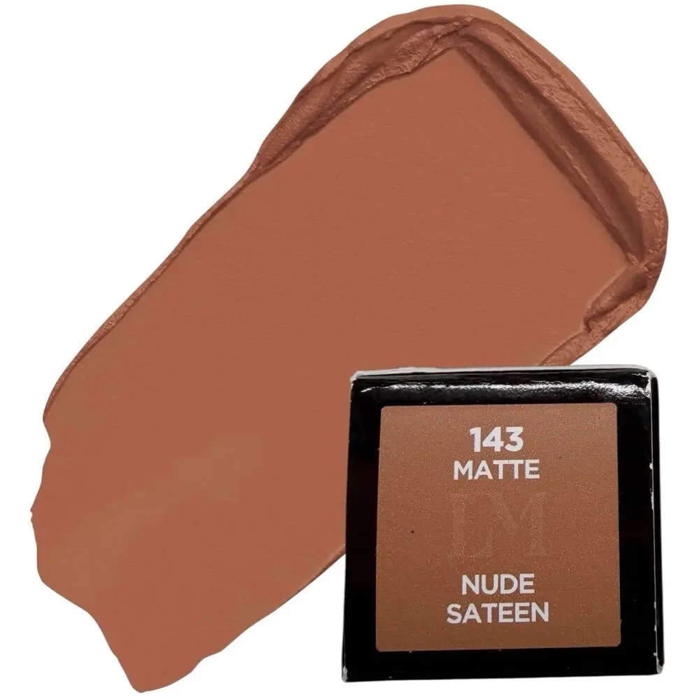 NIB Laura Mercier Nude Sateen 143 Caviar Smoothing Matte Lipstick